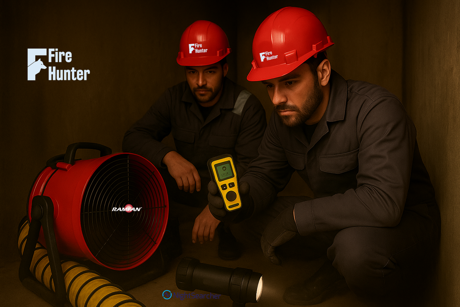 fire hunter co nightsearcher ramfan Confined Space Entry